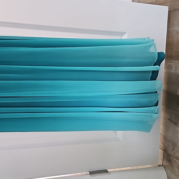 LaFemme Turquoise Gown - Picture 3 of 7
